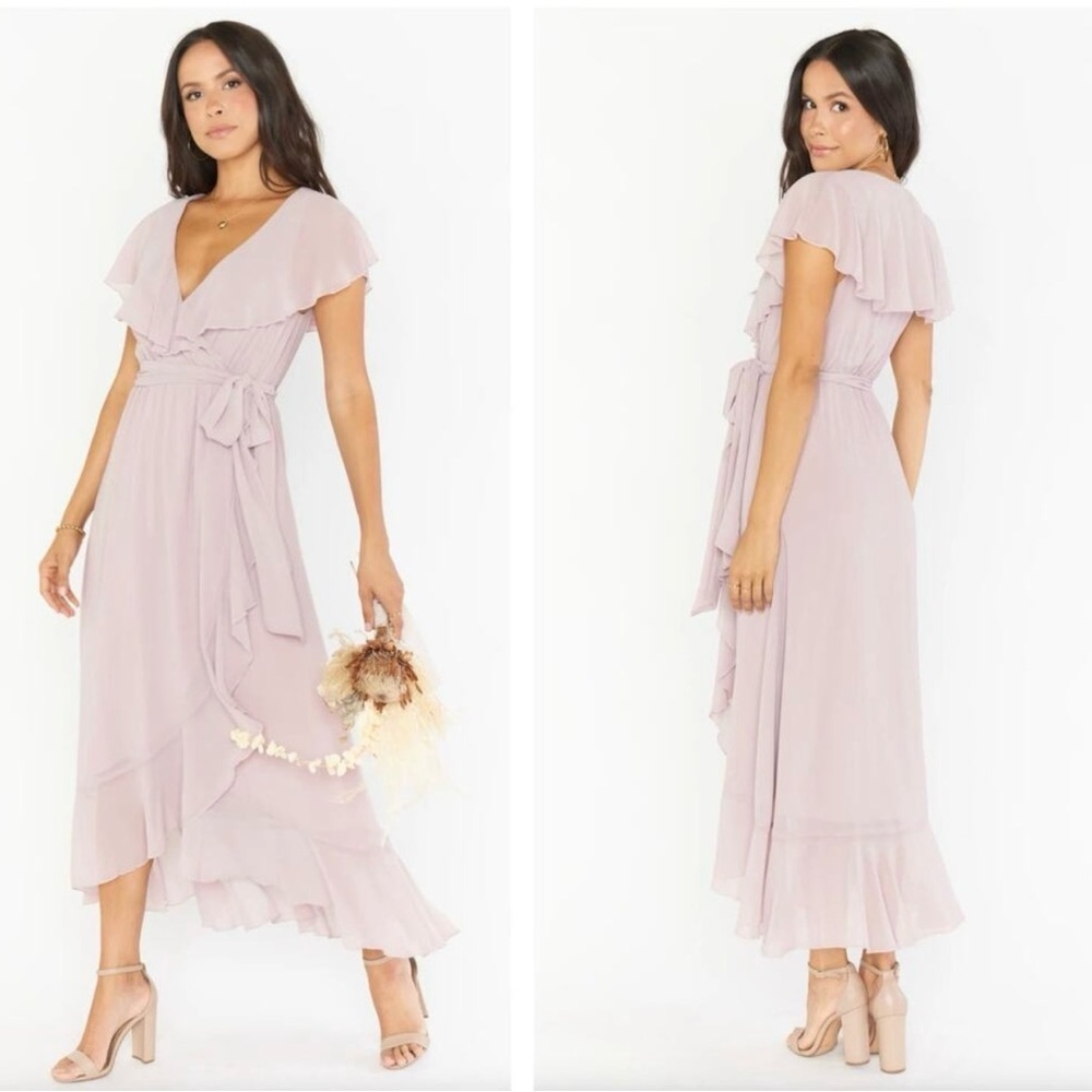 NWT! Show Me Your MuMu Jess Ruffle MIDI Dress